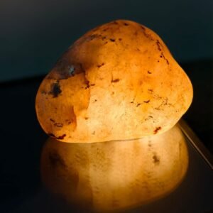 Himalayan salt lamp close-up